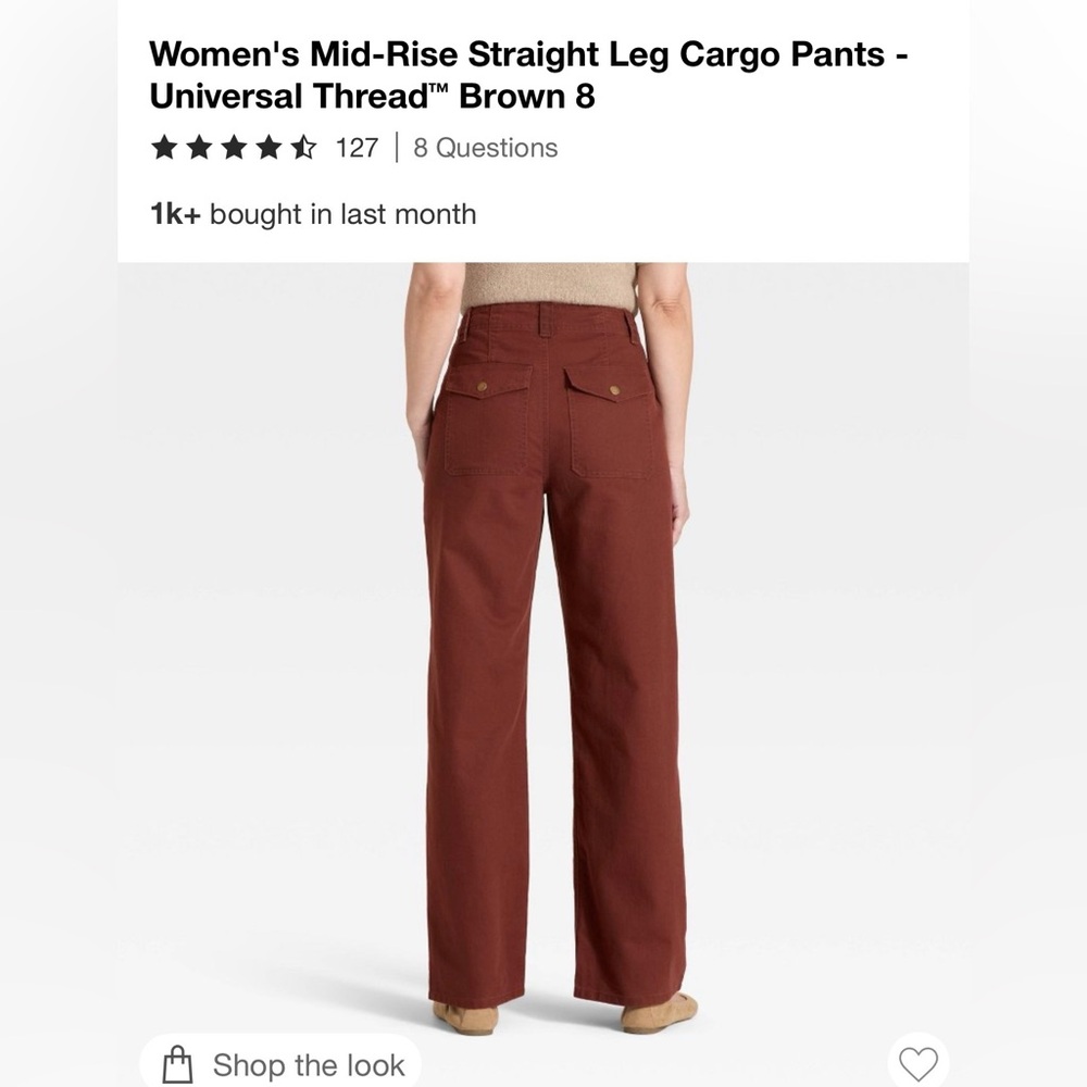 Universal Thread Rust Cargo Pants - image 6